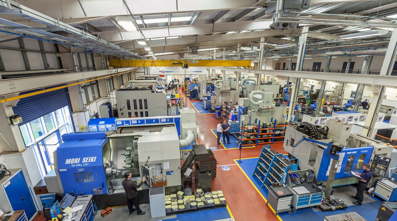 DMG Mori machines in an AESSEAL workshop